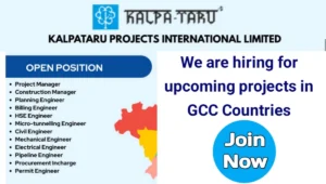Kalpataru Projects International Ltd Hiring