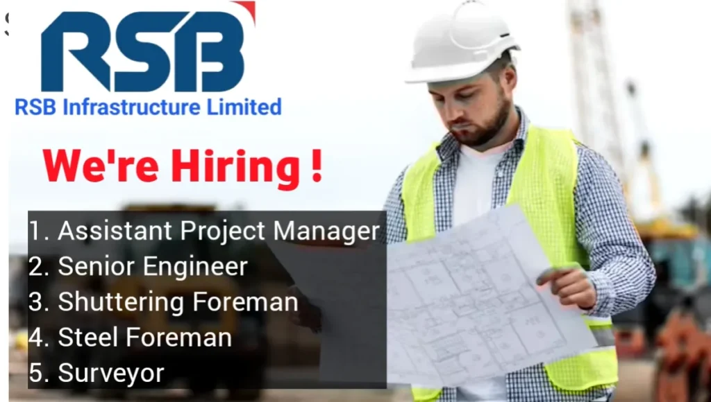 RSB Infrastructure Pvt Ltd Vacancy