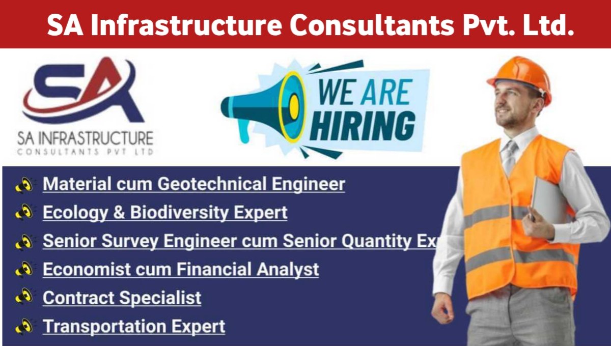 SA Infrastructure Consultants Pvt Ltd Hiring