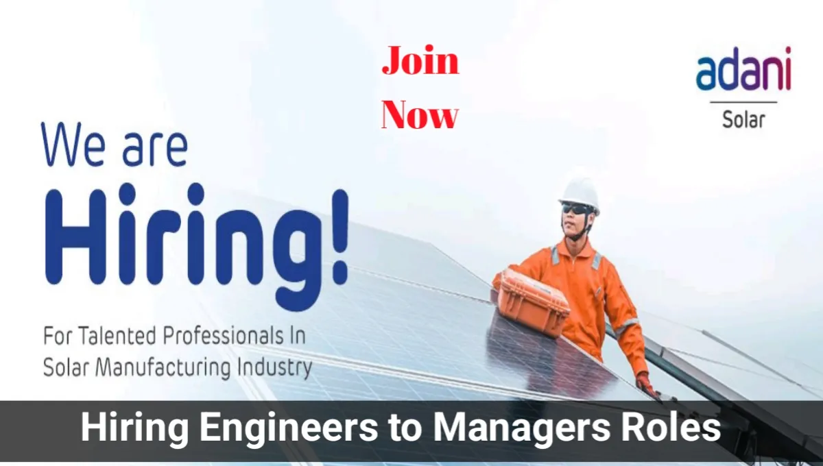Adani Solar Recruitment