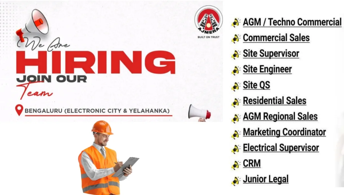 Ajmera Group Recruitment 2025