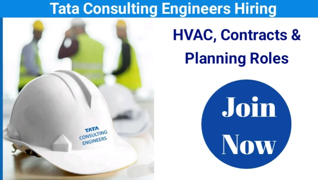 TATA Consulting Engineers Recruitment