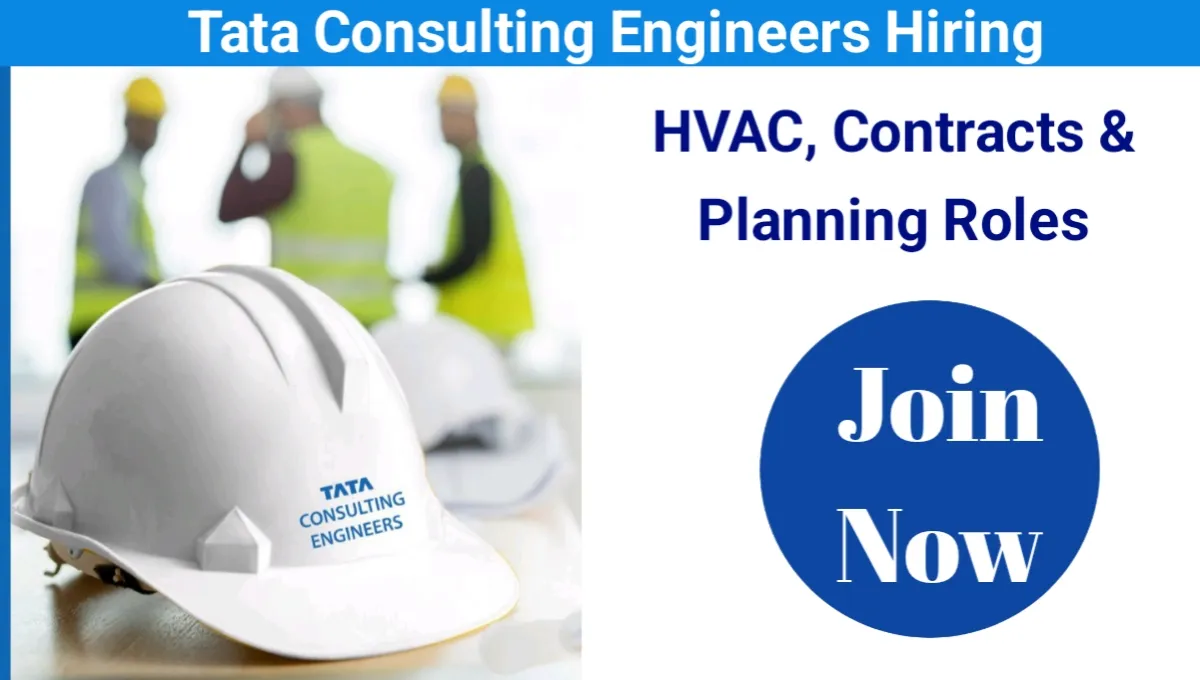 TATA Consulting Engineers Recruitment