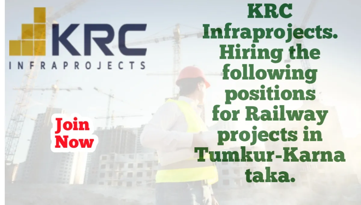 KRC Infraprojects Hiring