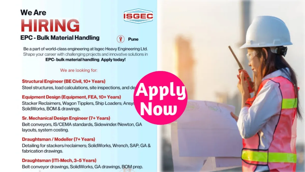 Isgec Heavy Engineering Hiring
