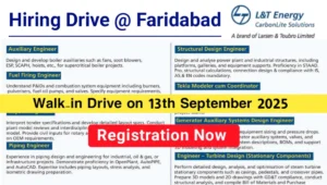 L&T Energy CarbonLite Solutions Hiring Drive 2025