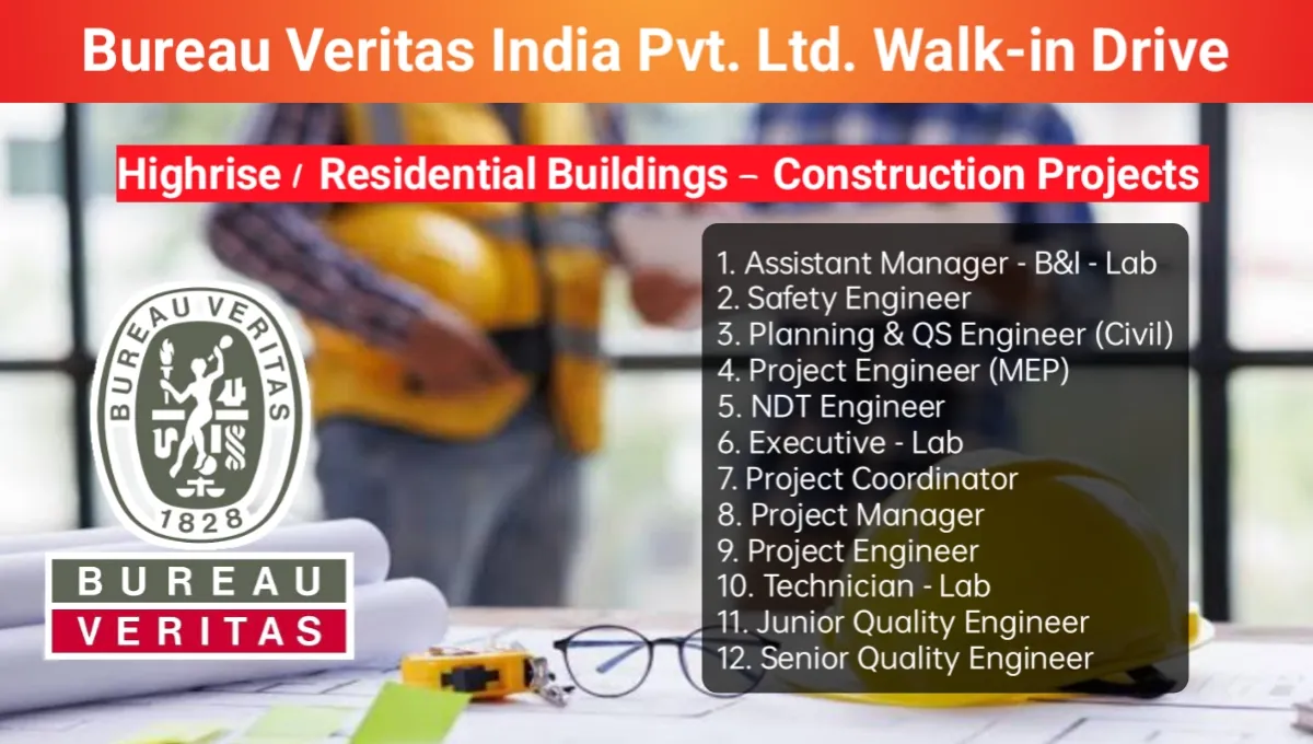 Bureau Veritas India Pvt Ltd Walk-In Interview