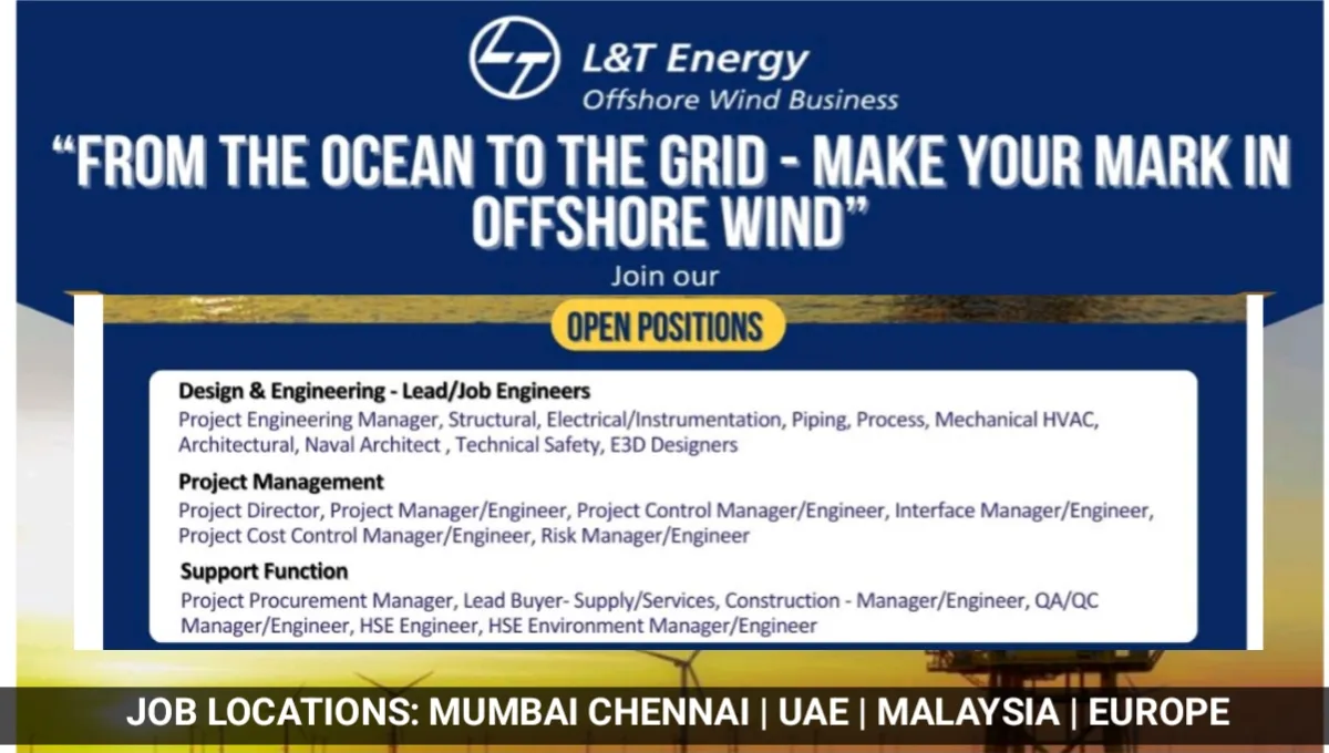L&T Energy Job Vacancy 2025