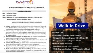 Capacite Infraprojects Mega Walk-In Drive