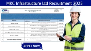 MKC Infrastructure Careers 2025