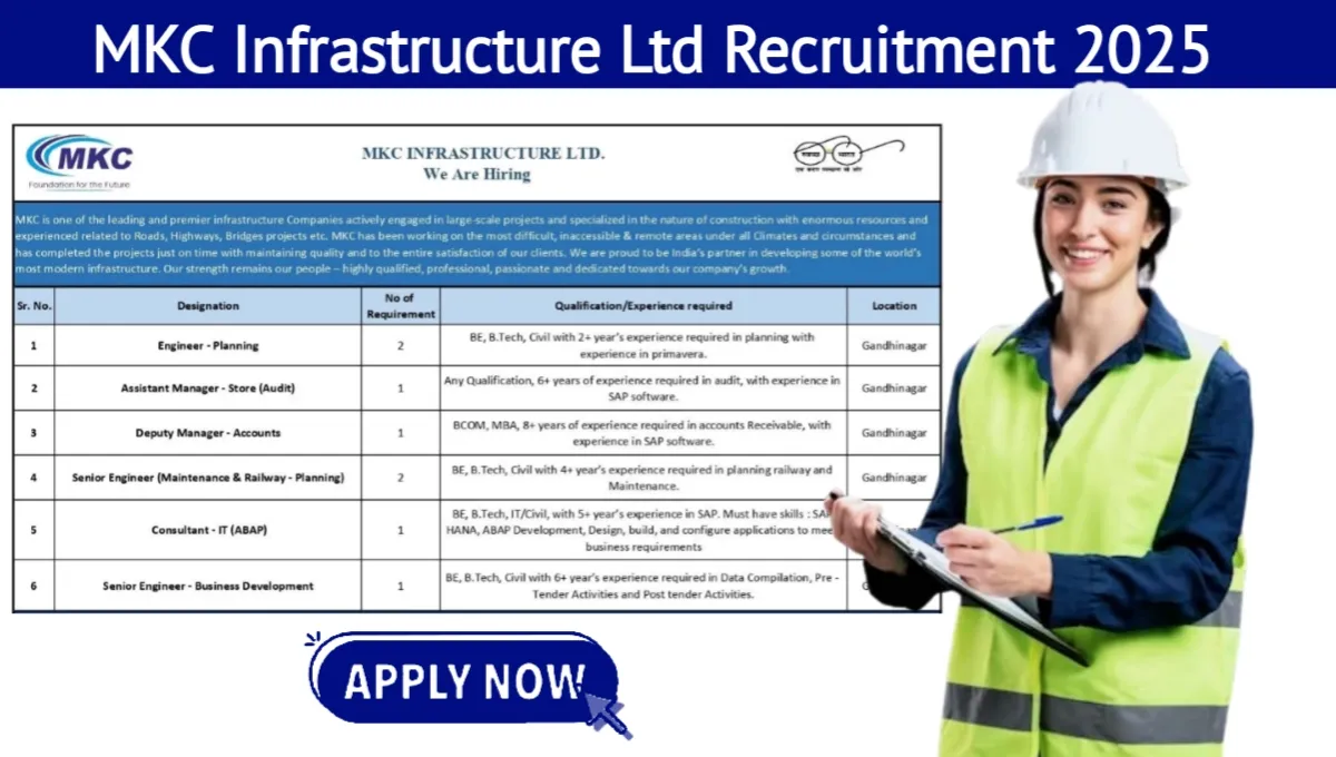 MKC Infrastructure Careers 2025