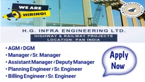 H.G. Infra Engineering Ltd Careers