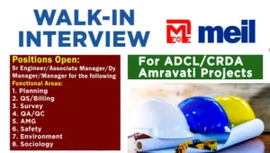 MEIL Walk-In Interview