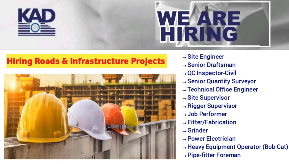 KAD Construction Job Vacancy