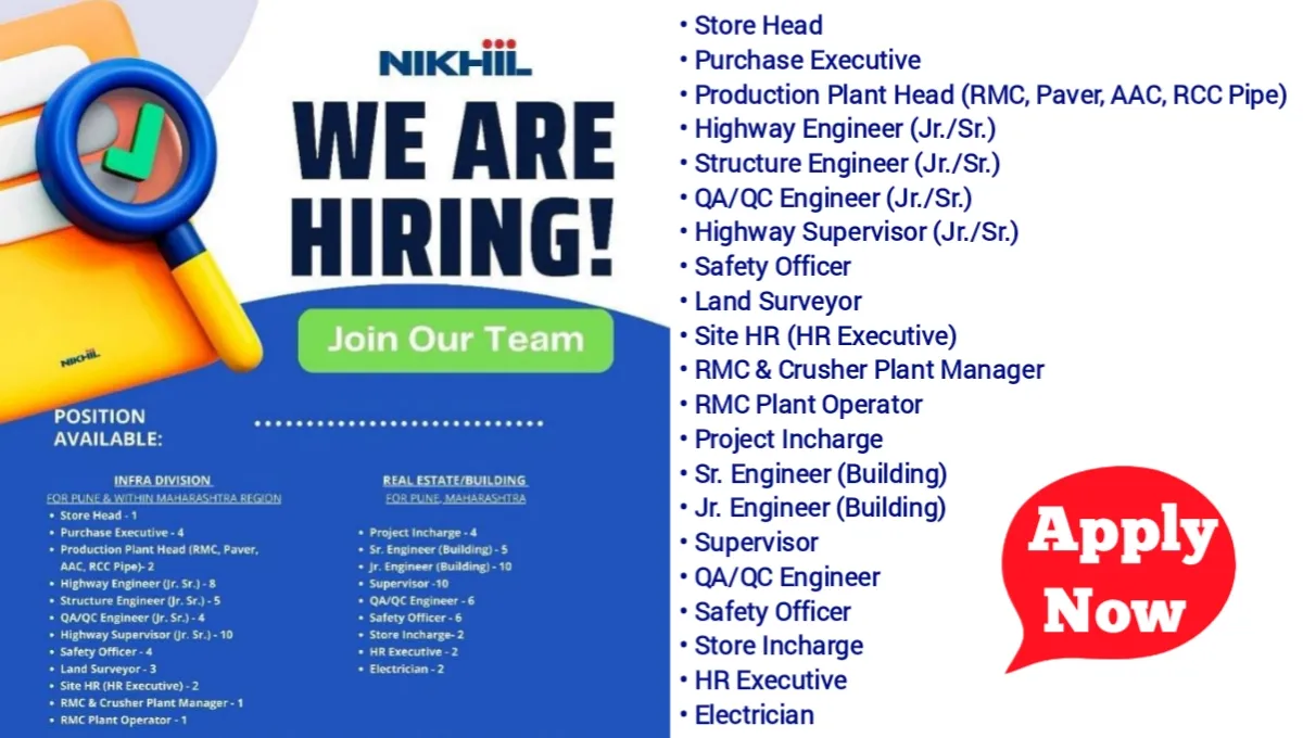 NIKHIL Group Job Openings 2025