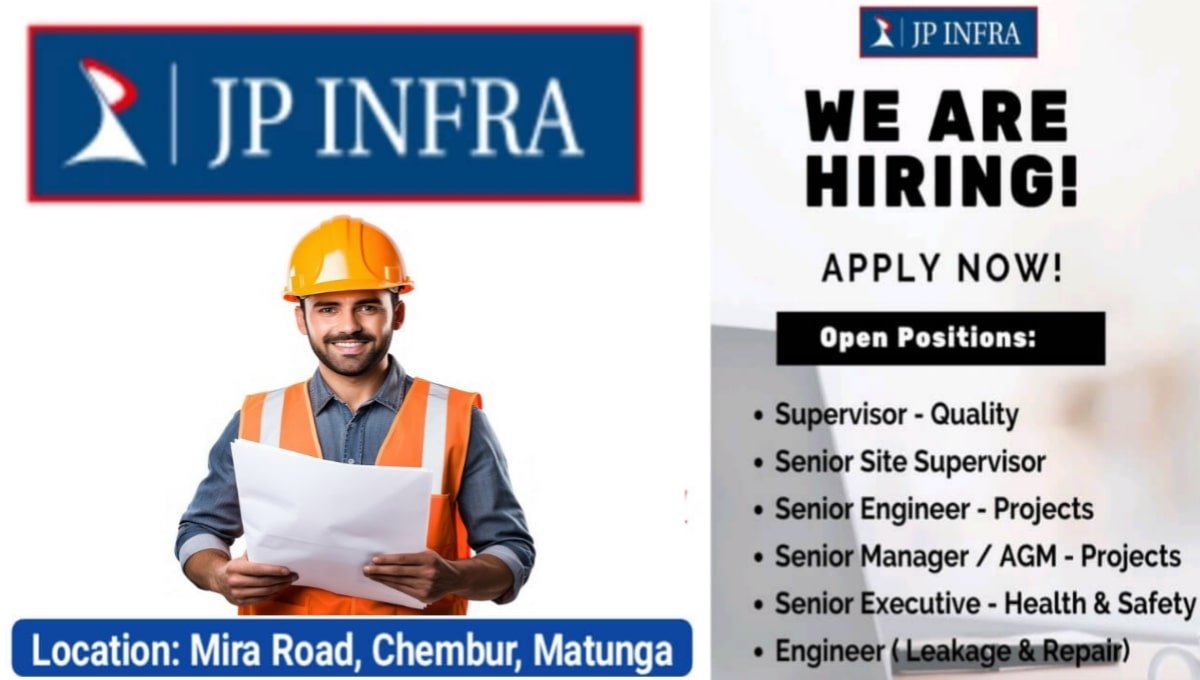 JP Infra Latest Job Vacancy 2025