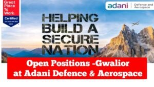 Career Opportunities with Adani Defence & Aerospace