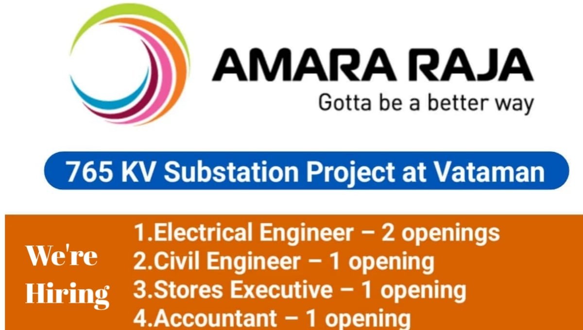 Amara Raja Hiring 2025