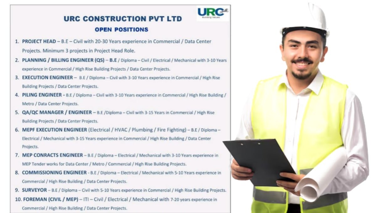 URC Construction Walk-In Interview