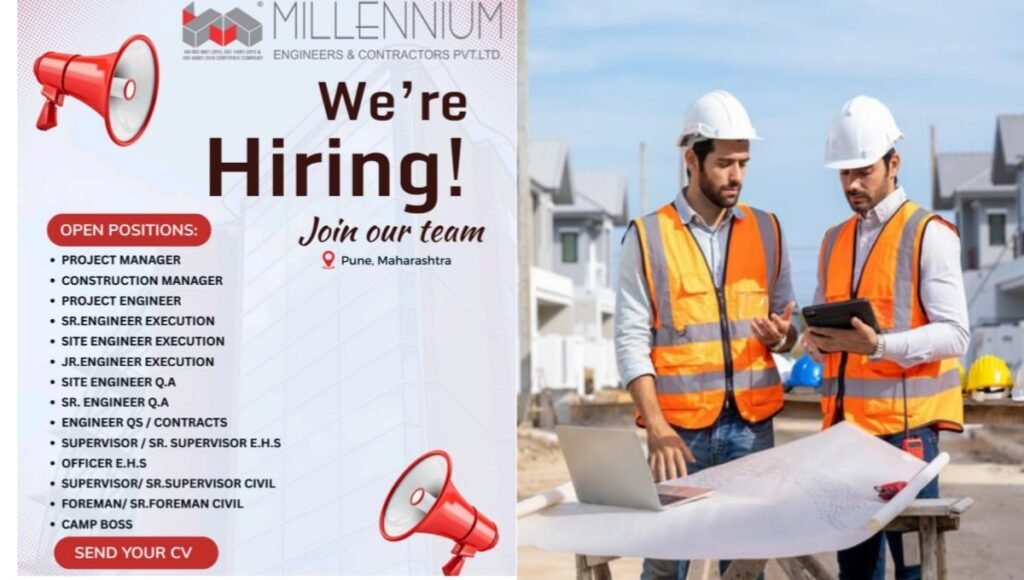 Millennium Engineers Job Vacancy 2025
