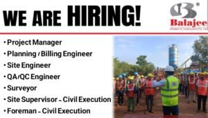 Balajee Infratech & Construction Pvt Ltd Hiring 2025