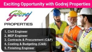 Godrej Properties Job Opening 2025