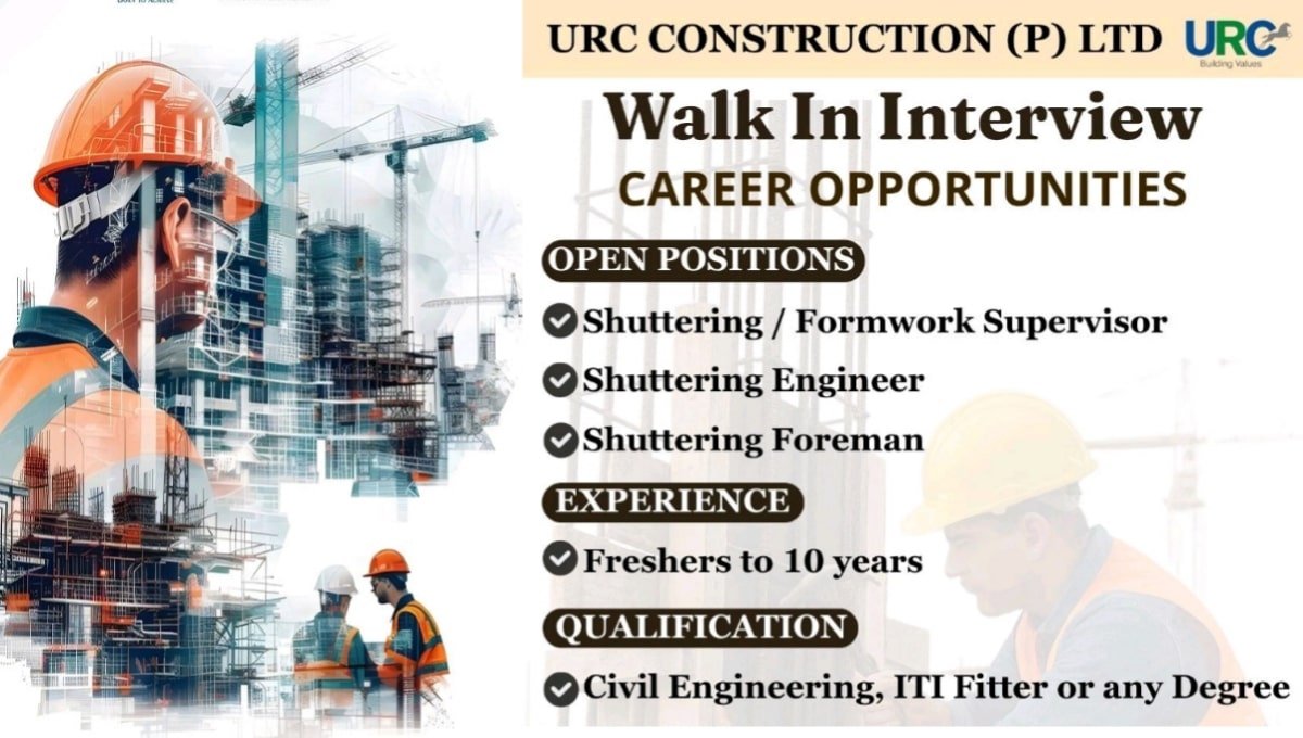 URC Construction Career Opportunity