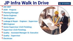 JP Infra Walk In Interview 2025