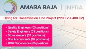 Amara Raja Infra Careers