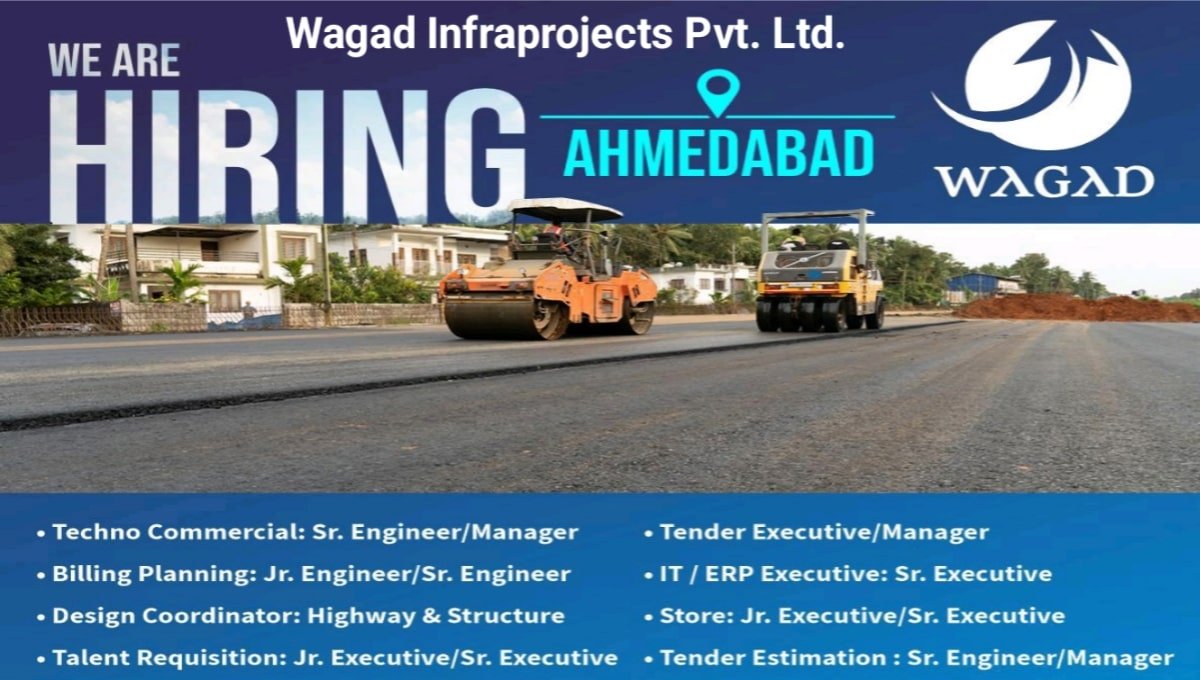 Wagad Infraprojects Pvt Ltd Vacancy 2025