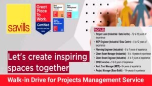 Savills India Walk In Interview at Chennai