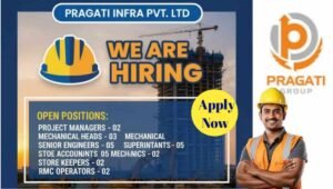 Pragati Infra Pvt Ltd Job Vacancy
