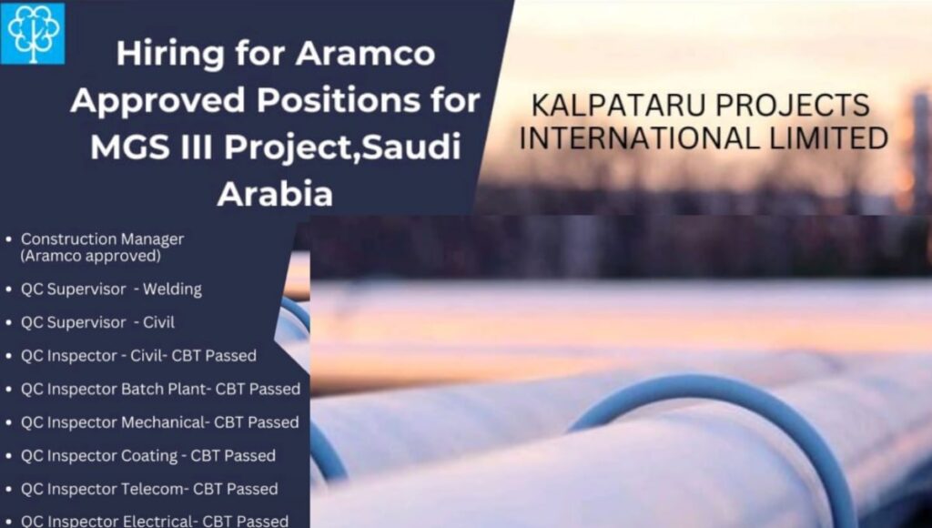 Kalpataru Projects International Hiring