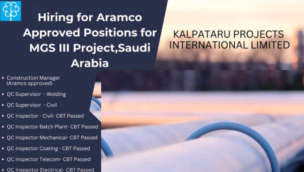 Kalpataru Projects International Hiring