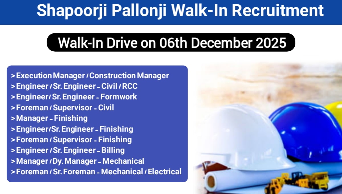 Recruitment Drive Shapoorji Pallonji