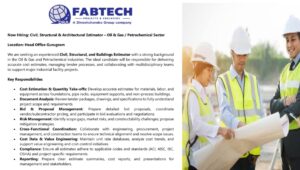 DRAIPL Fabtech Projects & Engineers Ltd Vacancy