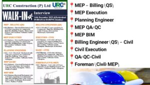 Recruitment Drive URC Construction