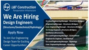 L&T Construction Transportation Infrastructure Vacancy