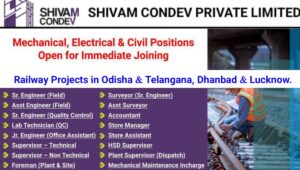 Shivam Condev Pvt Ltd Careers