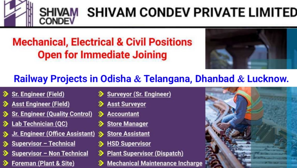 Shivam Condev Pvt Ltd Careers