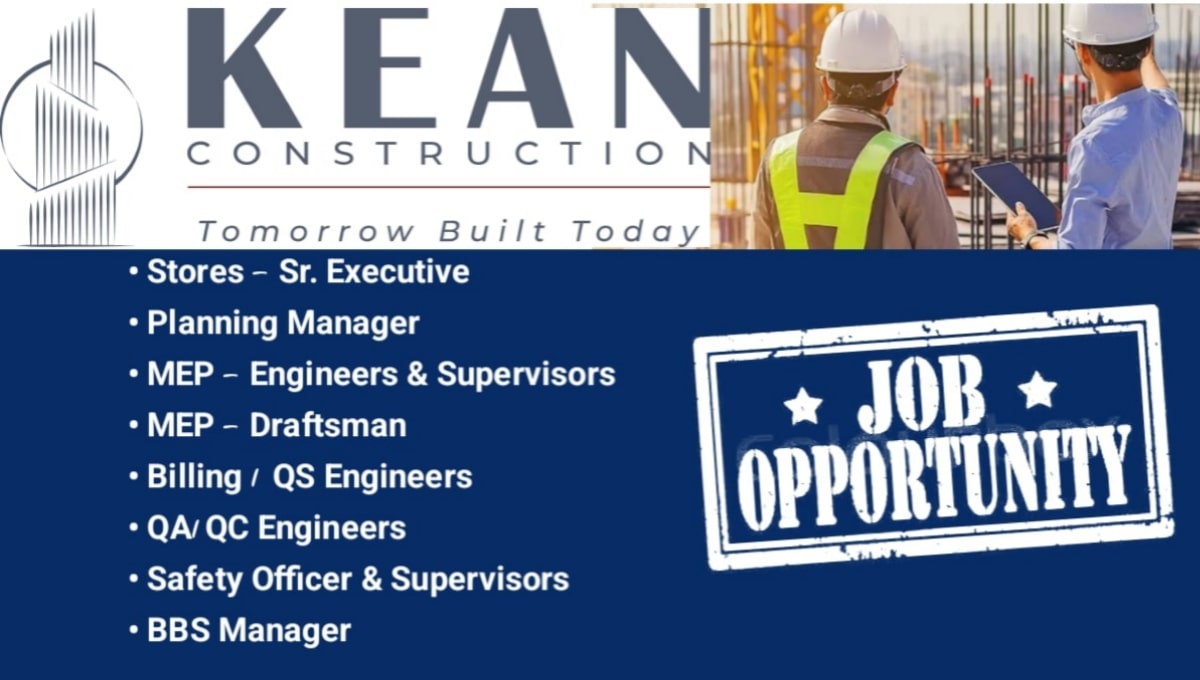 KEAN Construction Walk-In Interview