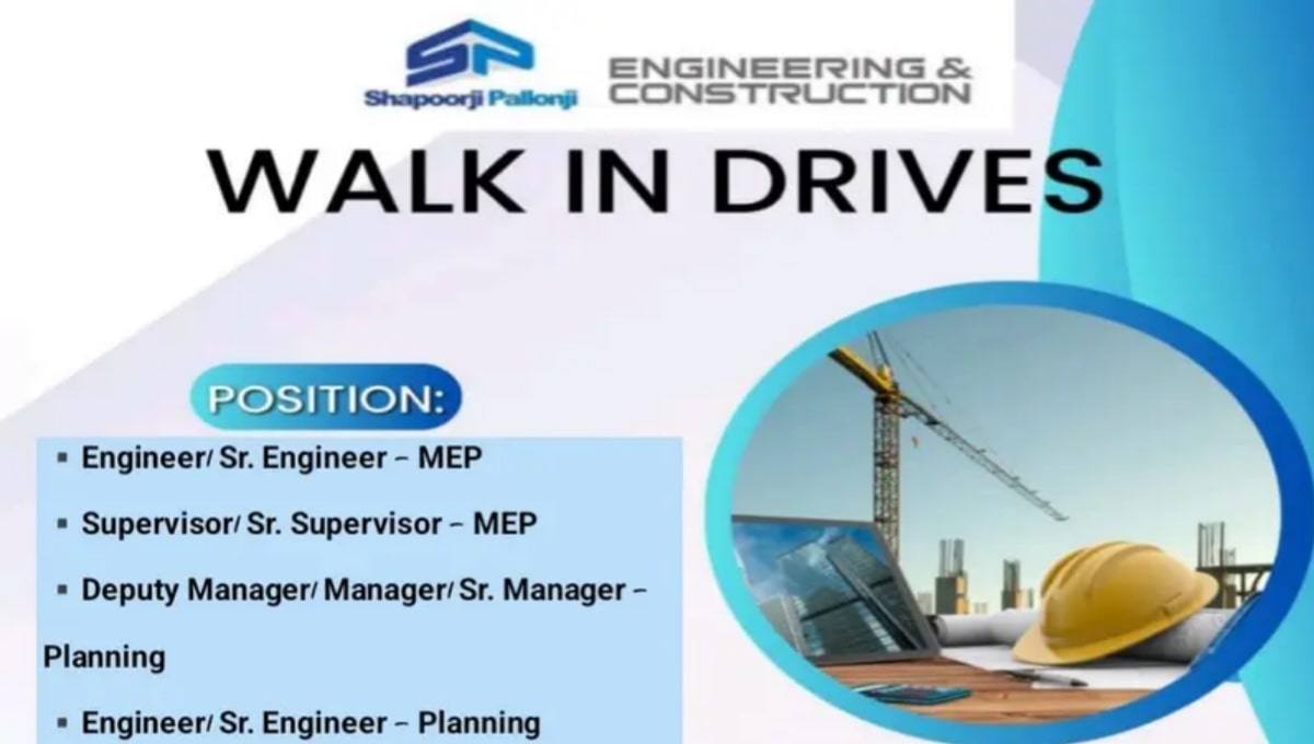 Shapoorji Pallonji E&C Walk-In Drive