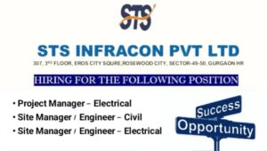 STS Infracon Pvt Ltd Hiring 2026