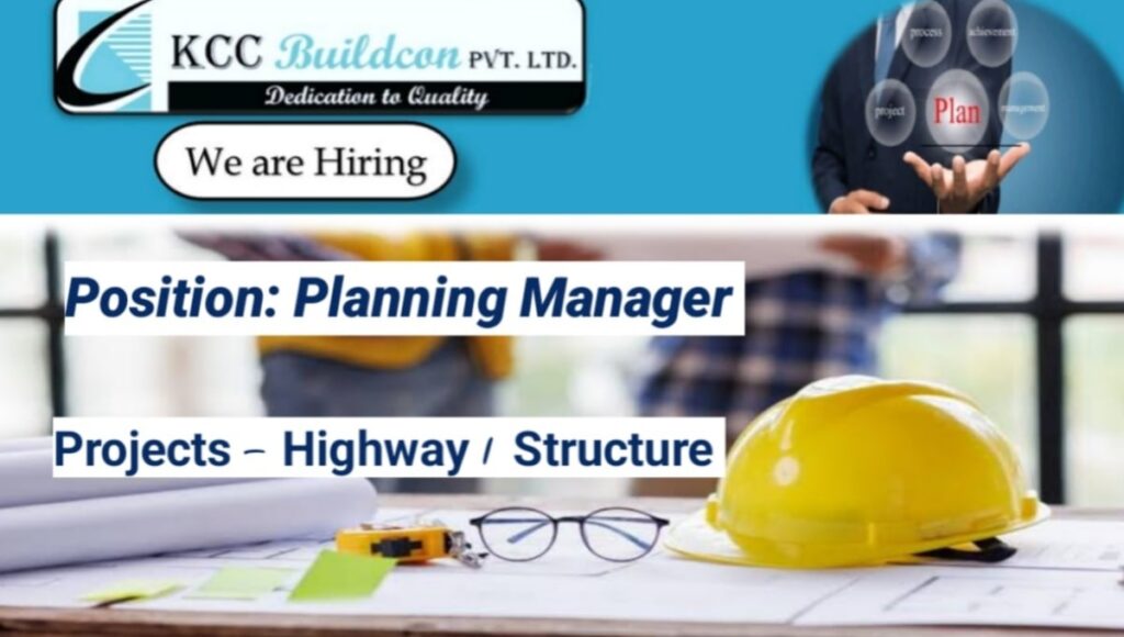 KCC Buildcon Job Vacancy 2026