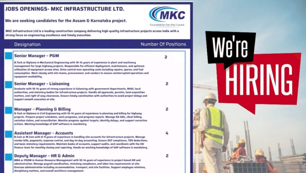 MKC Jobs Openings