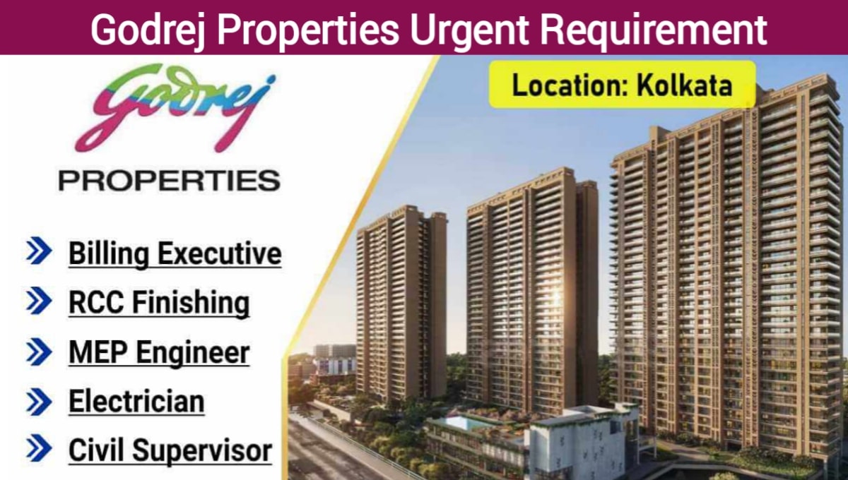 Godrej Properties Construction Jobs