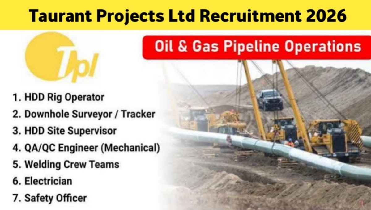 Taurant Projects Recruitment 2025