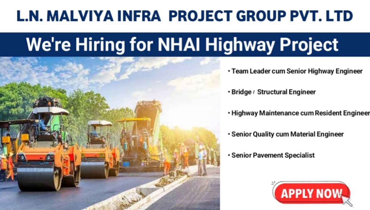 Job Vacancy NHAI Highway Project