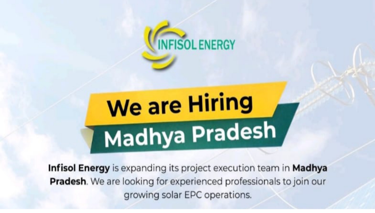 InfiSol Energy Recruitment 2026