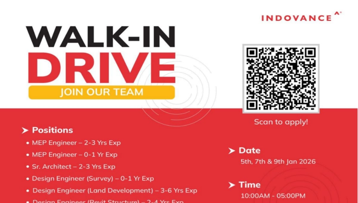 Indovance Walk-In Drive 2026